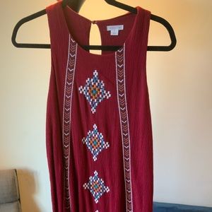 Aztec print dress